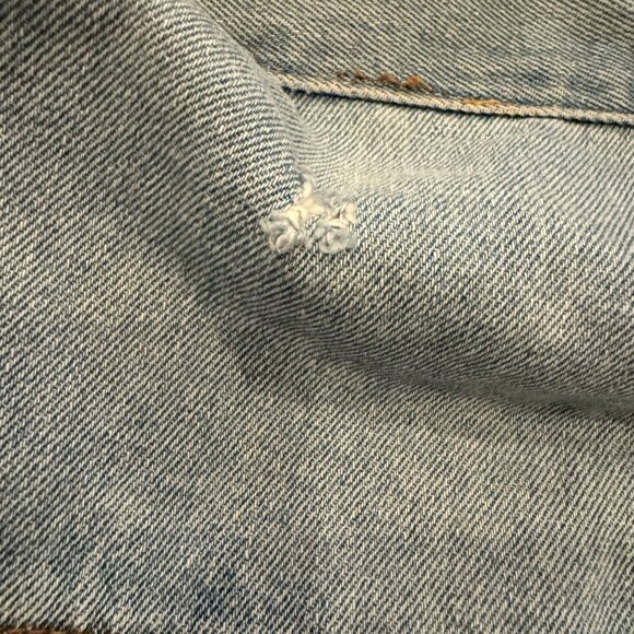 Vintage Mickey & Co Disney Denim Jacket It’s Party Time Sequin Back Patch 90s - Picture 7 of 9